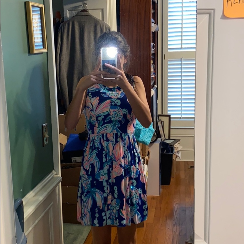 lily pulitzer dress size 00 worn twice great shape